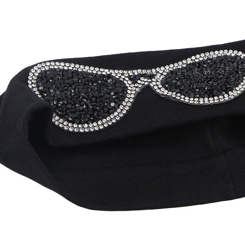 GZhilovingL Baby Boys Girls Rhinestone Headbands Glasses 2018 Fashion Solid Cotton Childs Kids Hair Accessories Elastic Hairband