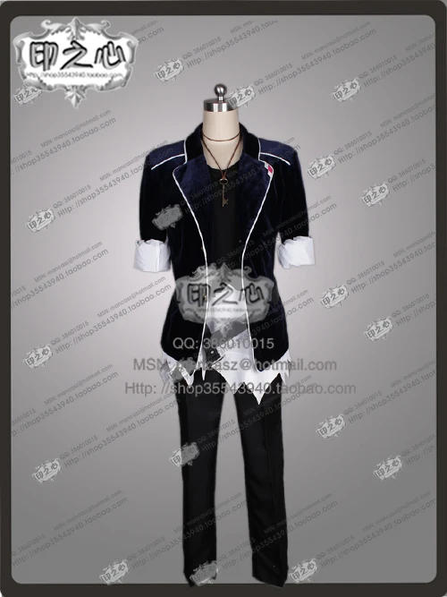 Subaru Sakamaki Cosplay Costume Japan Anime Halloween Uniform with necklace 110