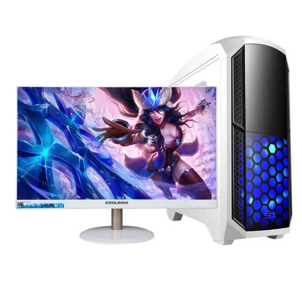 Ordinateur de bureau avec écran LCD HD 120 p, Intel i3, i5, i7, 2 Go, 4 Go, 8 Go, 233, 18.5 Go, 1 To, HDD avec 1080 pouces, 22 pouces, 24 pouces