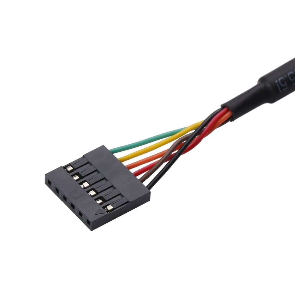 TTL-232R-3V3 USB à TTL Adaptateur de câble série FTDI Chipset FT232 USB à 3.3v 5v TTL UART Série RS232 Câble de téléchargement