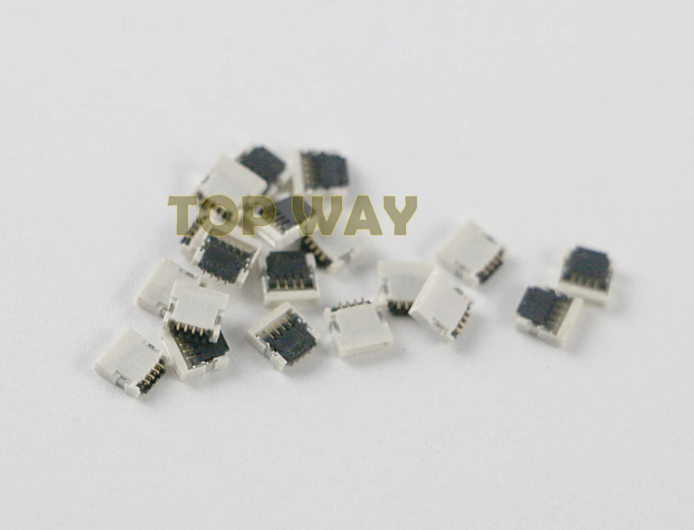 

100PCS Backlit socket lcd screen socket jack connector for 2ds 3ds nds ndsl repair parts high quality