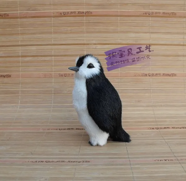 

cute simulation penguin toy polyethylene & furs Antarctic penguin doll gift about 6x8x13cm 2206