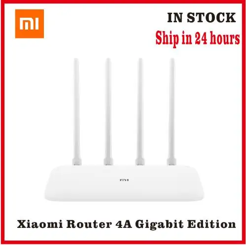 

Роутер Xiaomi Mi 4A Gigabit Edition, 2,4 ГГц, 5 ГГц, 1167 Мбит/с, Wi-Fi ретранслятор с высоким коэффициентом усиления, 4 антенны, Сетевой удлинитель, пульт дистанционного управления для умного дома