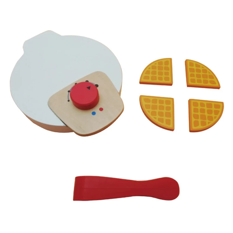 House toy wooden pancake machine breakfast combination afternoon tea early education simulation toy children chef toy