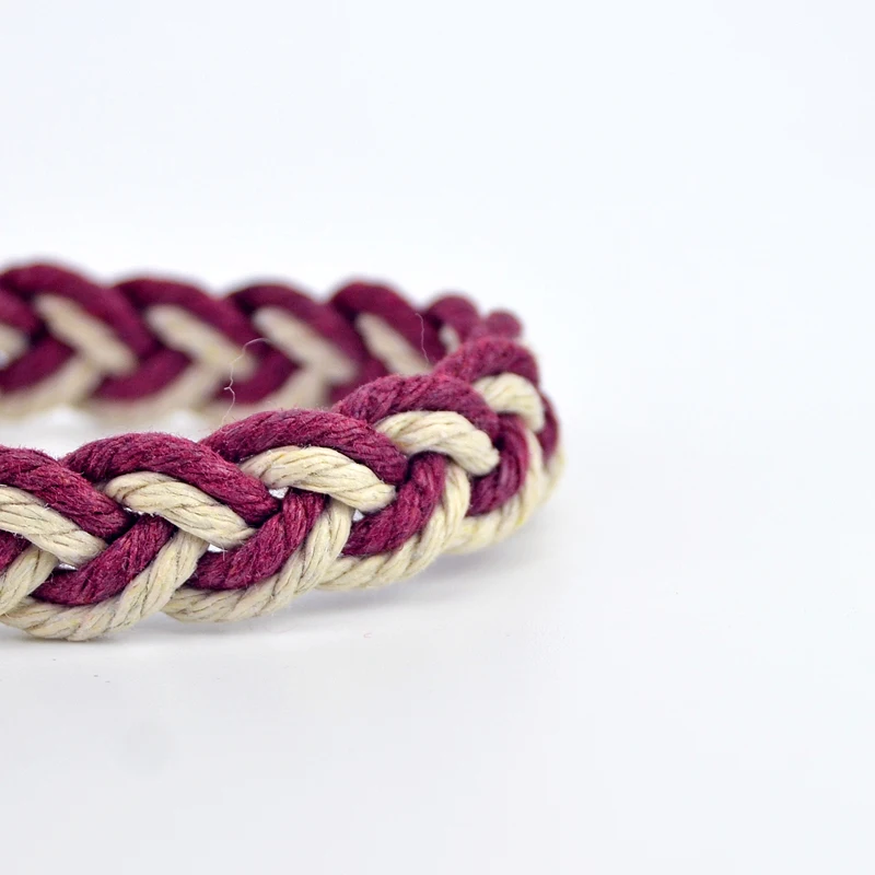 Cotton and linen woven bracelets Clothing accessories Original handmade hand rope #FY104