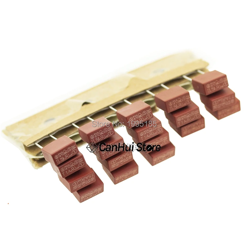 50pcs Square Fuse 2A 250V 392  Plastic T2A LCD TV Power Board Commonly Used 250V Insurance Pipe Slow Fuse T1A 3.15A 4A T5A T6.3A