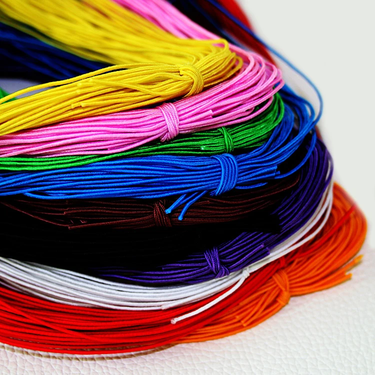 

10 Colors 25meters/lot 1MM Beading Elastic Stretch Cord Beading line Cord String Strap Necklace Rope For Jewelry Making