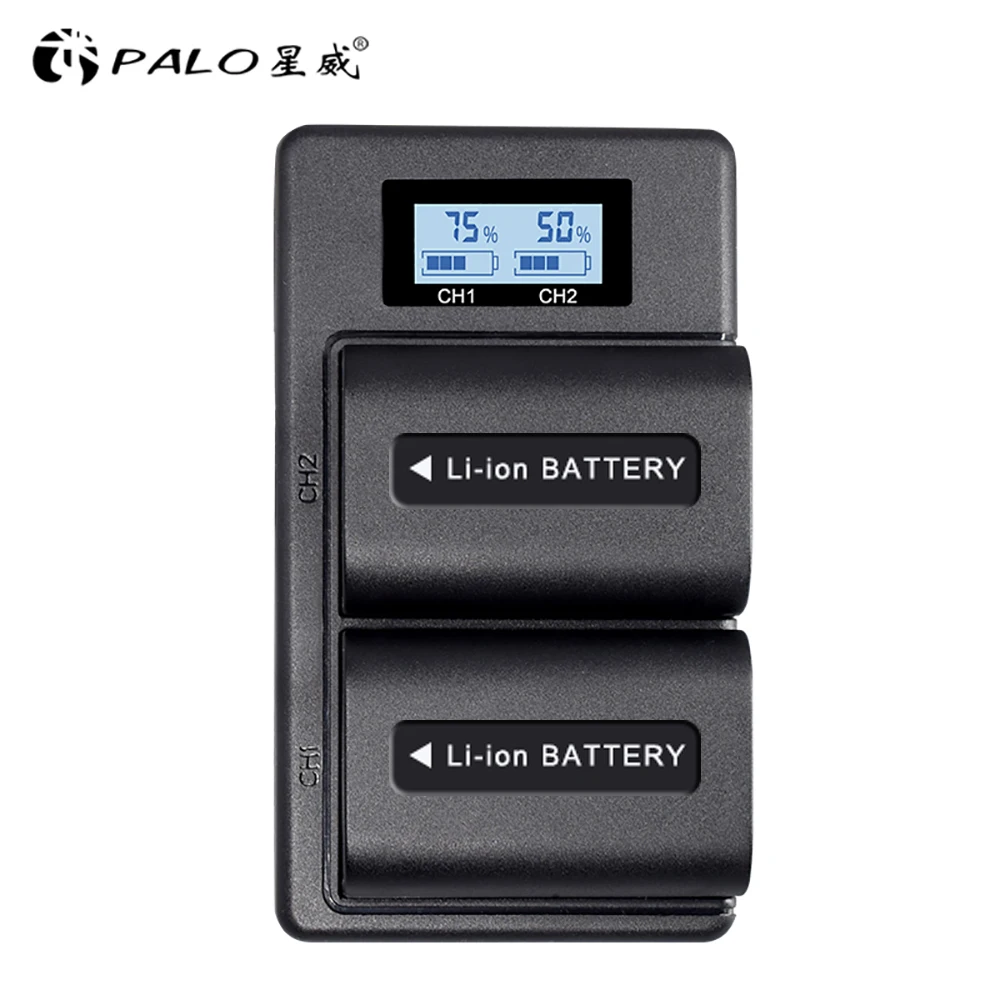 PALO NP-FV100 NP FV100 NPFV100 FV100 LCD ładowarka USB dla SONY NP-FV30 NP-FV50 NP-FV70 SX83E SX63E FDR-AX100E — zdjęcie produktu 6