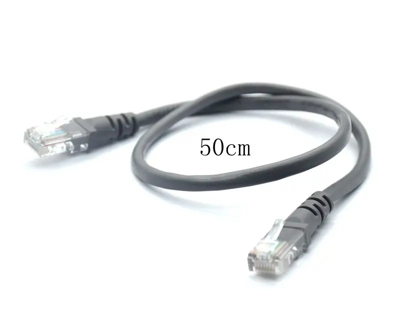 CAT 5 CAT 6 10cm 30cm 50cm 0.1m 0.3m 0.5m CAT5e CAT6e UTP kabel sieciowy Ethernet z męskiego na męskie RJ45 Patch LAN krótki kabel