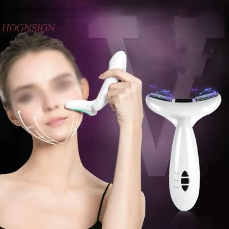 

Micro current beauty massager face massager roller massage double chin lift face artifact