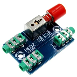 Audio Switching Board 3.5mm A / B Audio Input Block Optional Select Output Type Module