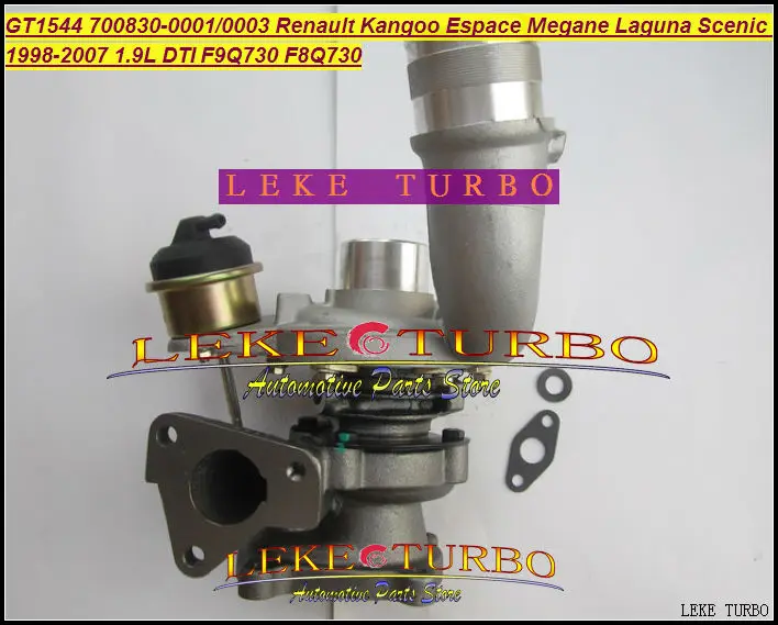 GT1544S 700830 700830-0001 700830-0003 53039700014 Turbo For Renault Kangoo Espace Megane Laguna Scenic 98- F9Q F8Q730 1.9L DTI