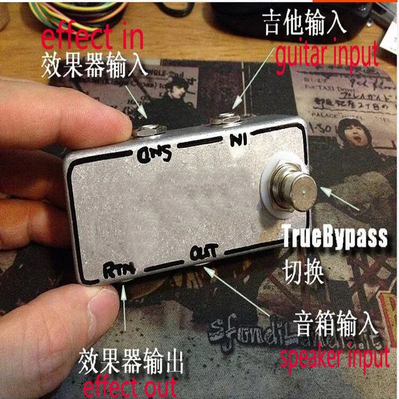 True-Bypass Looper Effect Pedal Guitar Effect Pedal Looper Switcher  true bypass guitar pedal Mini Red Loop switch