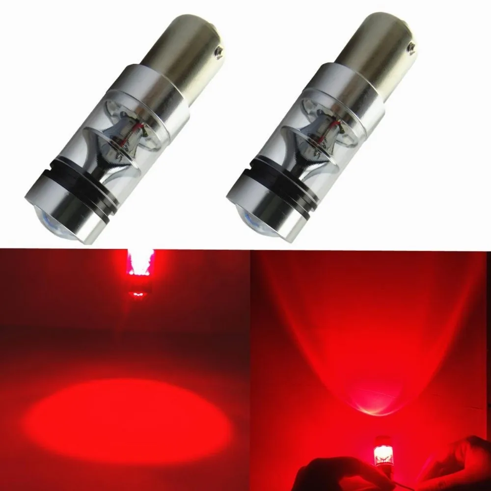 

Car 75W High Power CREE Chips 1157 BAY15D 7528 Red LED Lights Bulbs for Car Turn signal light,Brake Stop Tail LightsBlinkerlight