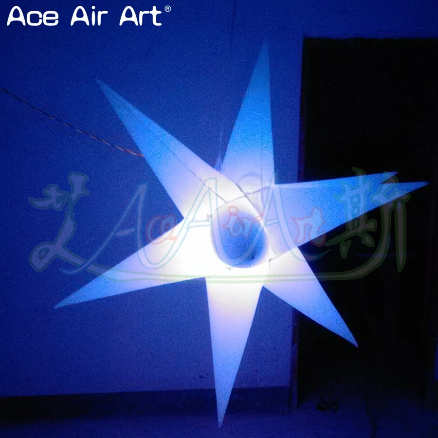 Nice Designed Led Inflatable Stars Hanging Club Decoration for Huge Marquees and Stadiums by Ace Air Art