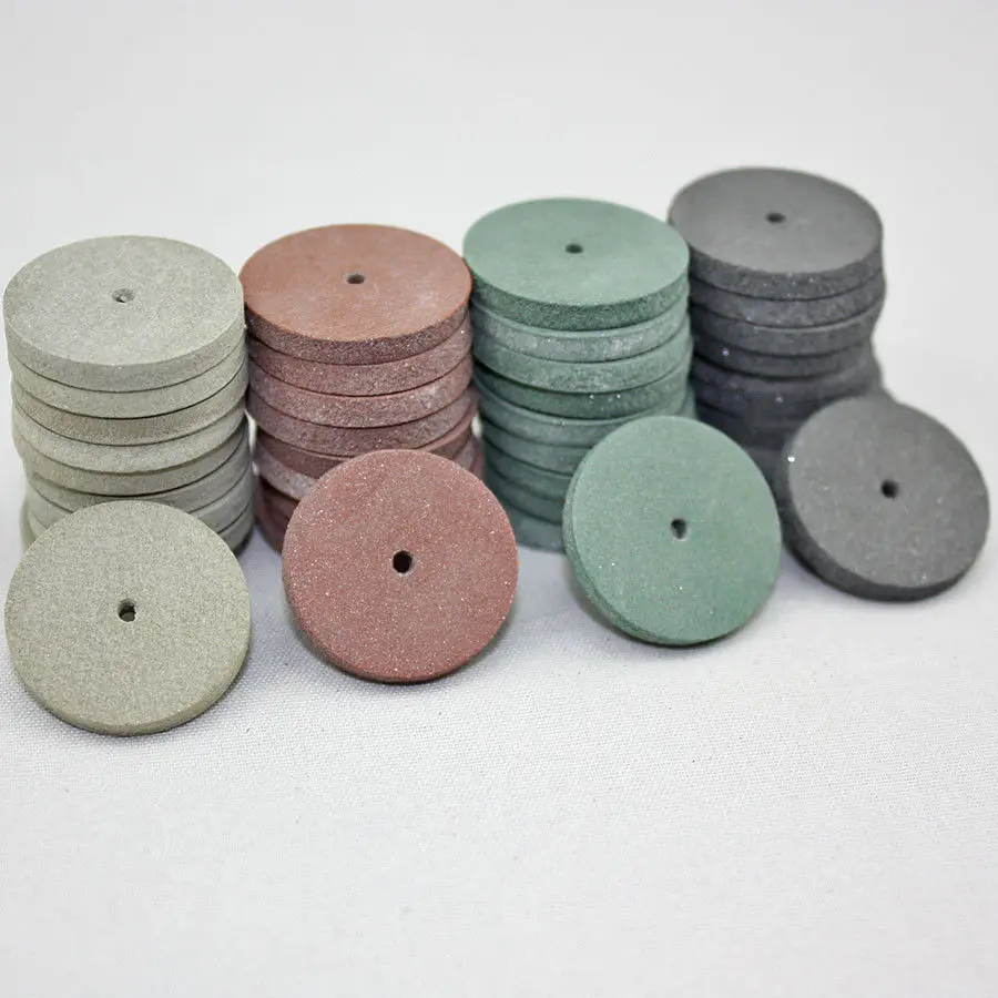 

40pcs Dental Rubber Polishing Wheels Polish Disc Jewelry Rotary Tool Dentistry Polisher 4 Colors Dentist Materials