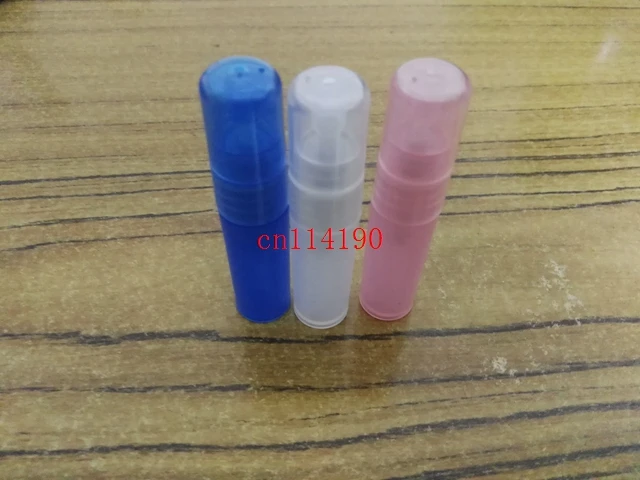 

500pcs/lot Fedex DHL Free Shipping 3ML Plastic Spray Bottle Perfume Bottles Vials Spray Atomizer For Perfume