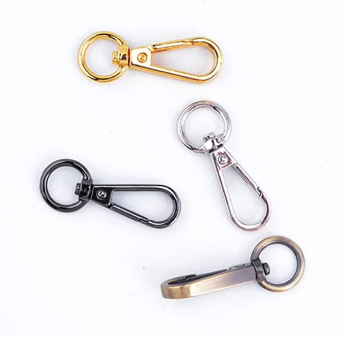 

50 pieces 10 mm Key chain Metal Lobster Clasps for Bag Snap Clip Hooks Connectors Jewelry make Findings On sale