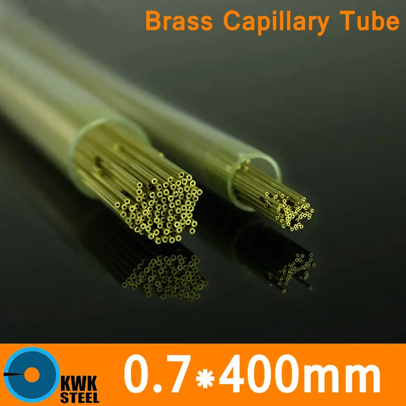 

OD 0.7mm * 400mm Length Brass Capillary Pipe Small Diameter Tube of ASTM C28000 CuZn40 CZ109 C2800 H62 Electrode Material