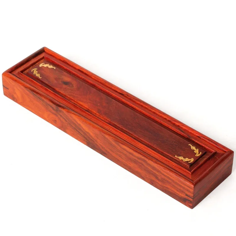 

Redwood crafts mahogany red wood bat upscale boxwood inlay chopsticks box chopsticks box gifts to share g