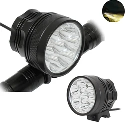 Ultra Fire-linterna LED frontal para bicicleta, 7500LM, 7x XML, T6, CC, 3 modos, luz trasera