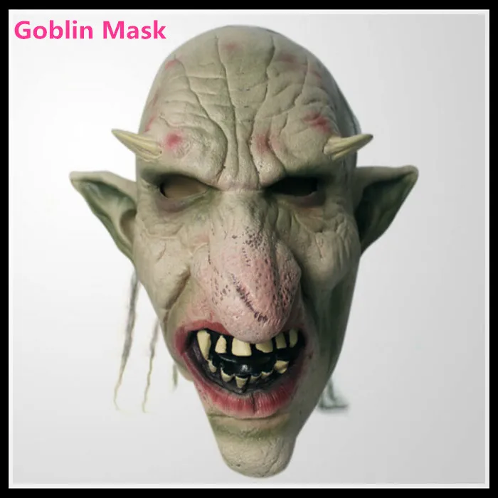 Hot Sale Halloween Horror The Goblins Kingdom Mask Alien mask Big Nose Terrorist Monster Demon Mask Simulation Devil Latex Mask