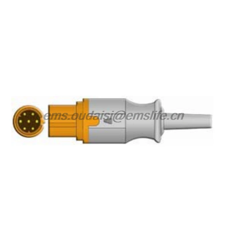 IBP connector for Simen&drager 7pin patient monitor cable