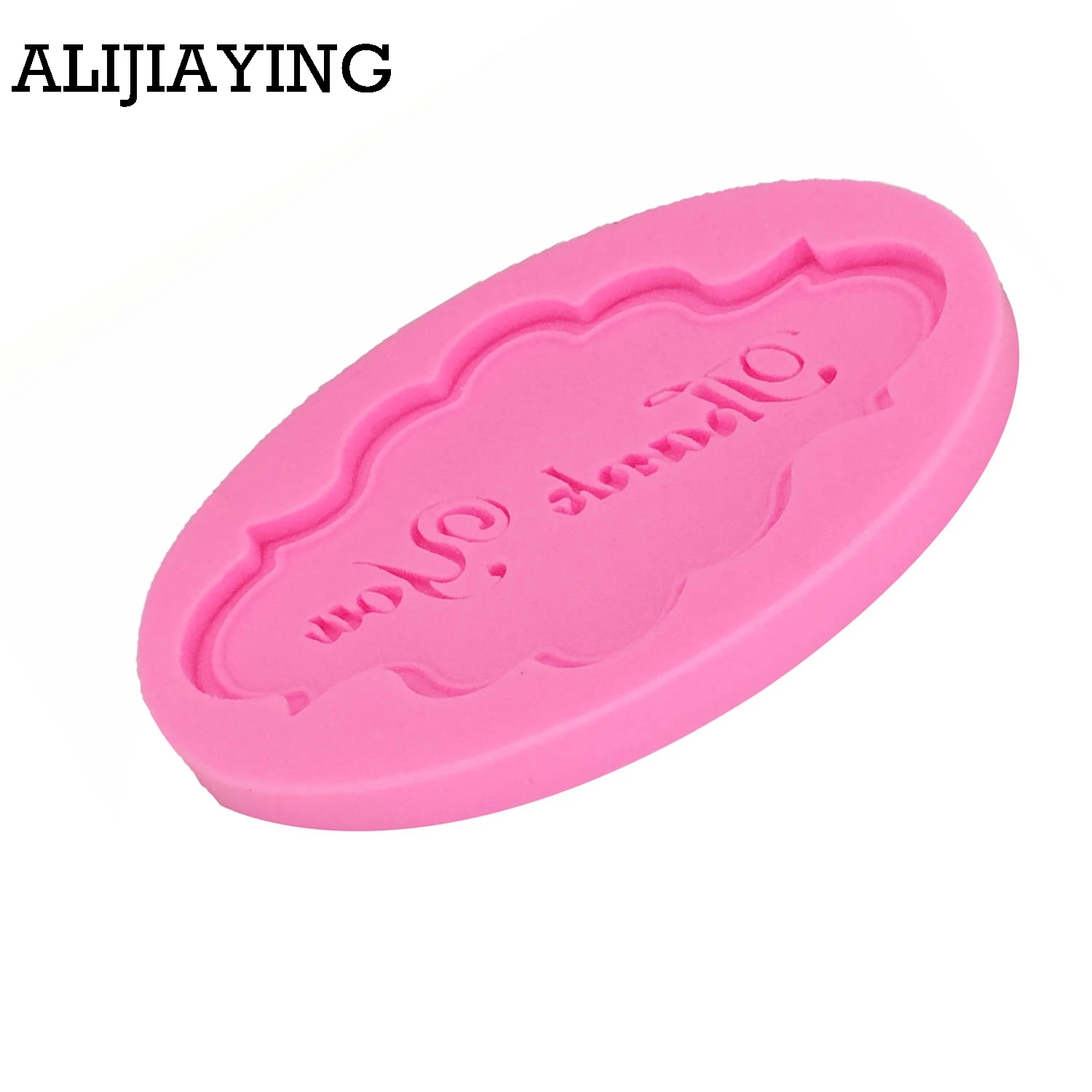 M0886 Thank You Letter form Cake Card Silicone Molds Sugar Craft Cupcake Fondant Cake Decorating Tools Chocolate Clay Moulds