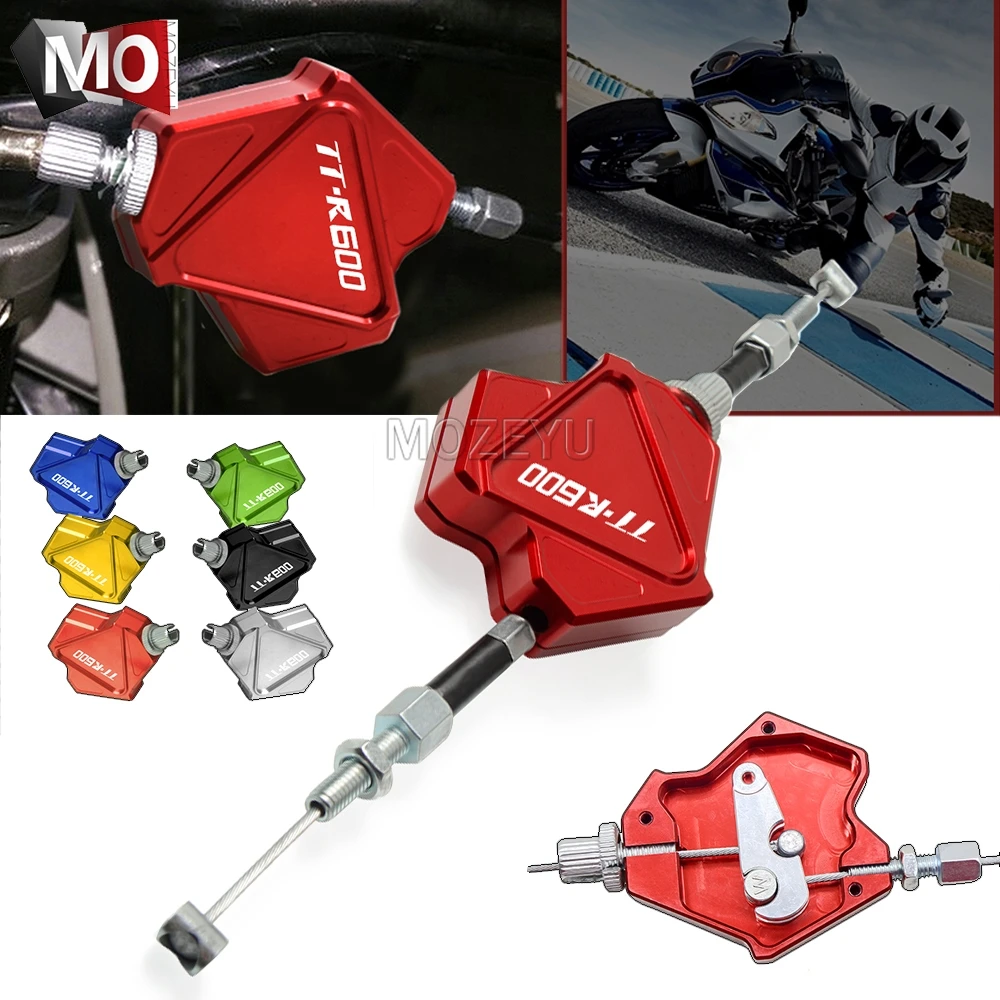 Motorcycle CNC Aluminum Stunt Clutch Lever Easy Pull Cable System For YAMAHA TTR600 TTR 600 1998-2002 1999 2000 2001