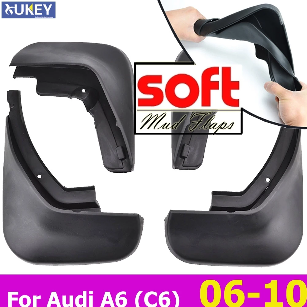 FIT FOR AUDI A6 C6 2006 2007 2008 2009 2010 SEDAN MUD FLAP MUD FLAPS SPLASH GUARDS MUDGUARD MUDFLAPS ACCESSORIES