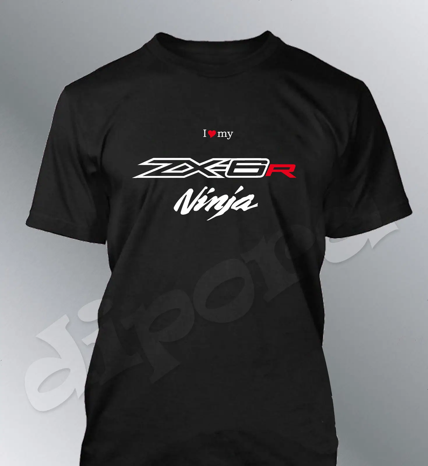 T-shirt customised ZX6R S M L XL XXL man moto Ninja ZX 6R 2013 636