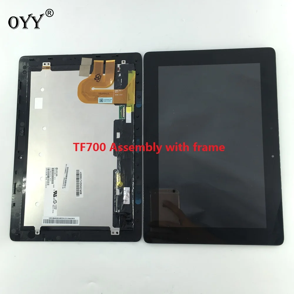 

LCD Display Touch Screen Digitizer Glass Assembly with frame For Asus Transformer Pad TF700 TF700T TCP10D47 V0.2 5184N FPC-1