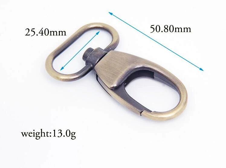 10/20 PCS metal Handbag Bag Clasps Lobster Swivel Trigger Clips Snap Hook Lanyard hook Buckles Carabiner gold silver bronze