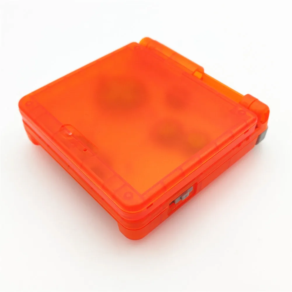 Hot Transparan Clear Orange Shell untuk GameBoy ADVANCE SP GBA Housing Case Penutup untuk Konsol
