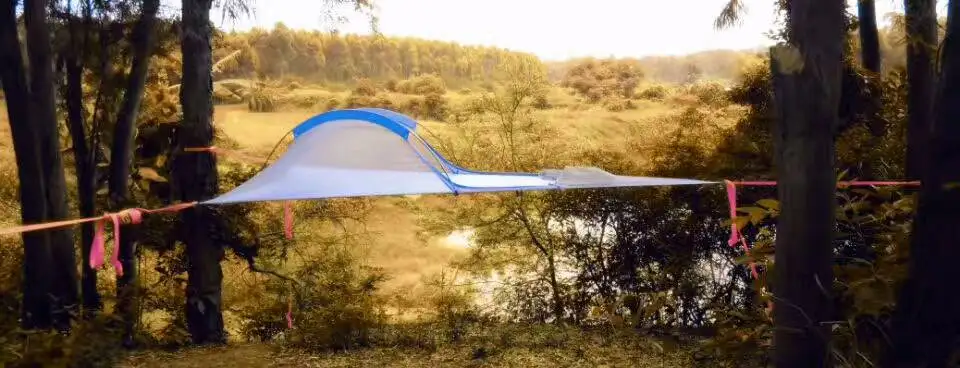 Free Shipping mini size light weight backpacking hanging tree tent,hammock tent