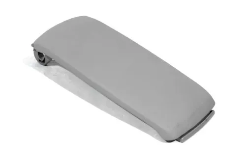 Direct Fit Leatherette Armrest Cover With Latch And Lid Leather GRAY for audi A6 C5