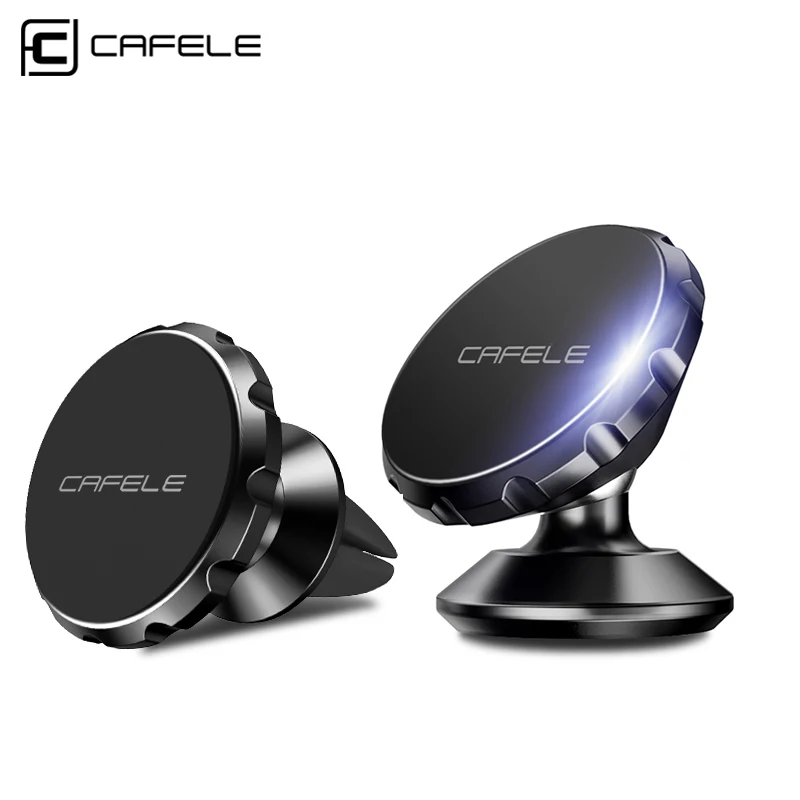 CAFELE Universal Magnetic Car Phone Holder 360 Rotation Air Vent Mount Phone Stand for iPhone X Samsung S10 Car GPS Phone Holder