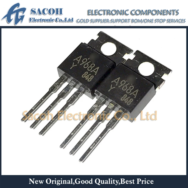 

New Original 2Pairs(4Pcs)/Lot 2SA968A A968A 2SA968 + 2SC2238A C2238A 2SC2238 TO-220 5A 160V Silicon NPN + PNP Power Transistor