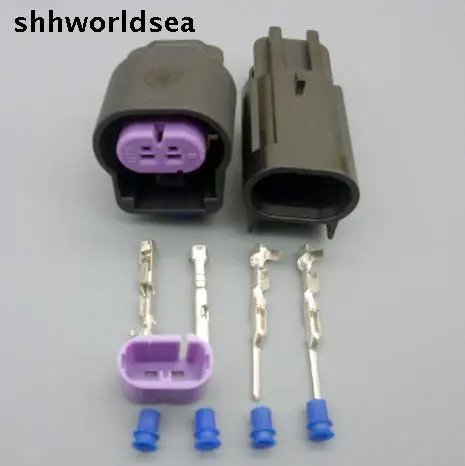 

shhworldsea 1.5mm 2 Way for GT150 Female male O2/Oxygen sensor plug Assembly Crankshaft Position Sensor plug 13510099 13510085