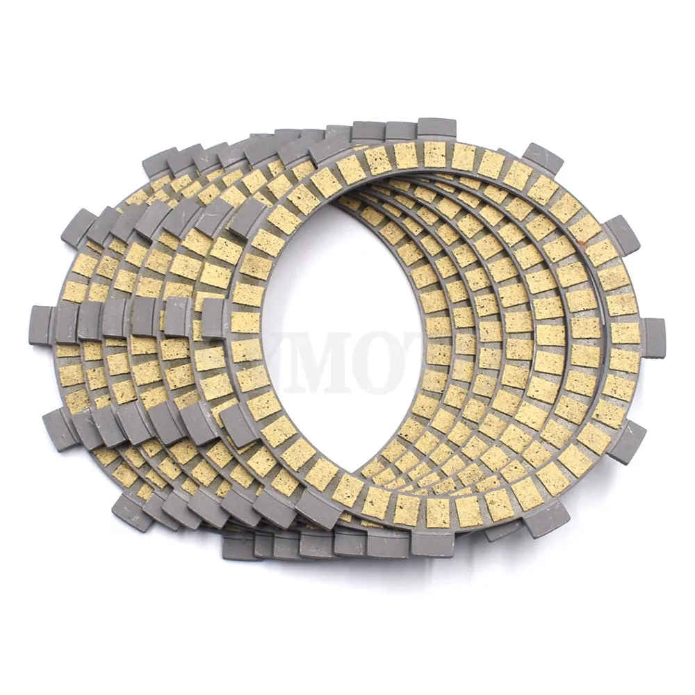 Motorcycle Friction Clutch plates disc For KAWASAKI KDX125 KDX125SR KX125 KDX200 KL250 KLX250 KLX250R KLX250S KLX250S TKLX250S