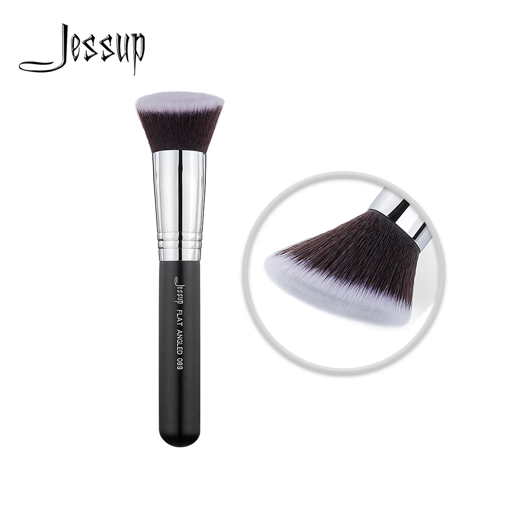 Jessup Blush Makeup Brush Beauty Cosmetic tool Flat Angled Blending Liquid Synthetic hair 089