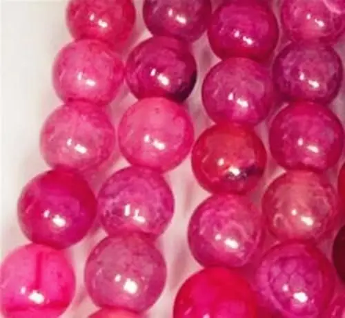 New Pretty 8mm Rose Dragon Veins Onyx Round Loose Beads Accessory Parts Women Fashion Jewelry Making Design Natural Stone 15inch