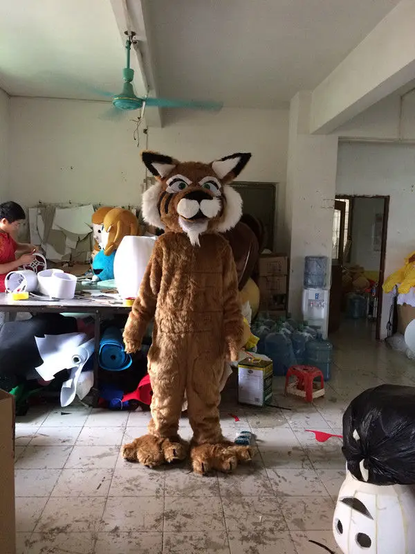 New Adulto Best Vendita Schiuma Tigre Del Fumetto Costume Della Mascotte Della Peluche Di Natale del Vestito Operato di Halloween Del Costume Della Mascotte