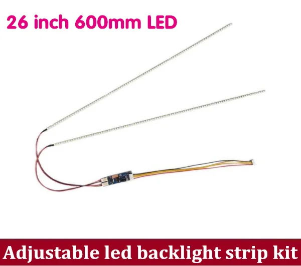 50PCS 600mm*4mm*2mm LED Backlight Strip Kit,Update 26