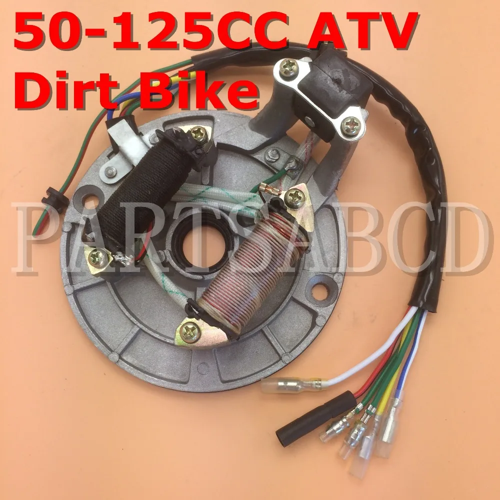 

PARTSABCD Magneto Stator Plate 70cc 90cc 110cc 125cc Dirt Bike ATV Go Kart Chinese 2 coil