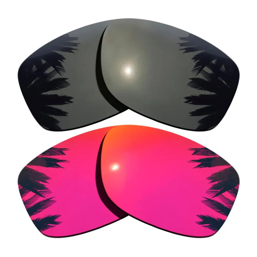 

Midnight Sun Mirrored & Black Polarized Replacement Lenses for Jupiter Squared Frame 100% UVA & UVB