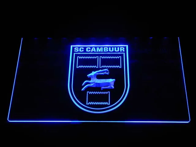 b1016 SC Cambuur Leeuwarden Eredivisie Football LED Neon Light Signs