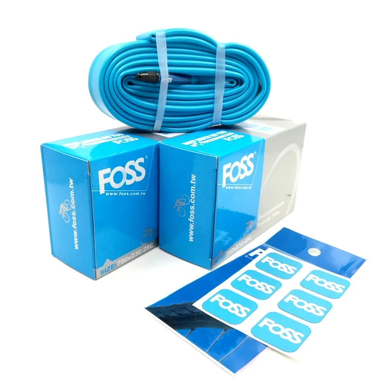 FOSS Bicycle Bike Tube & Patch 700C Road Bicycle F/V Presta Valve 700C*23C-25C TPE Rubber Prevent Pierced Inner Tube Accessories