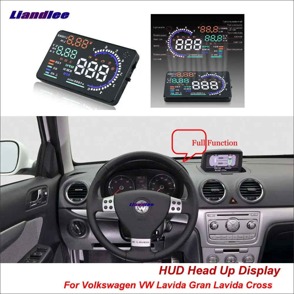 

Автомобильный HUD проекционный дисплей для Volkswagen VW Lavida Gran Cross 2012-2018, безопасный экран вождения, OBD-проектор, лобовое стекло