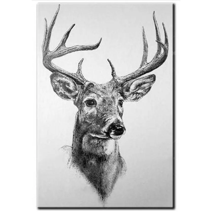 5D DIY Diamond Embroidery animal Full Square Diamond Painting Cross Stitch deer head Pictures Of Rhinestones Mosaic Decor RS200